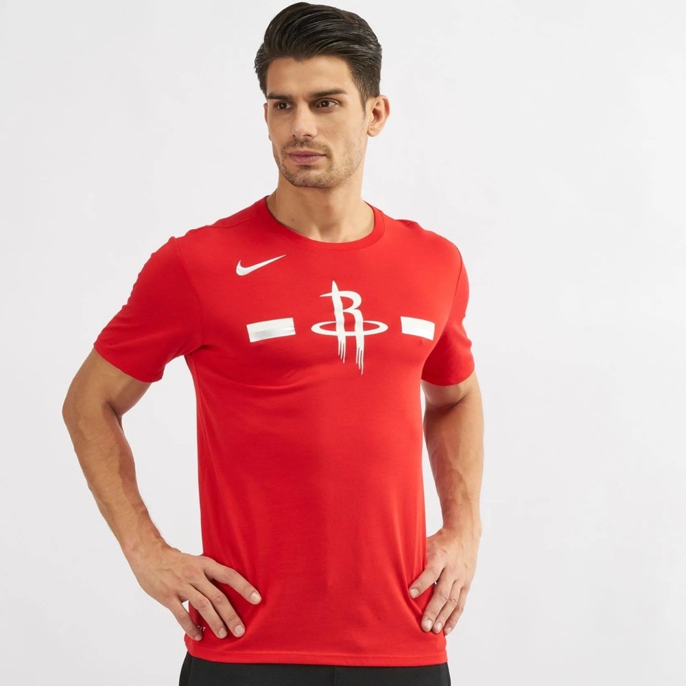 Houston Rockets NBA The Nike Tee Dri Fit Shooting Shirt Sz M - Picture 6 of 6